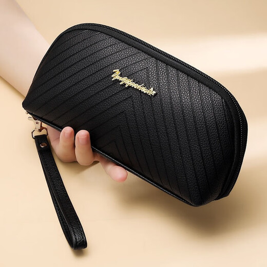 Changyin Chinese Valentine's Day Fashion Clutch Women's Wallet Long Coin Purse Mobile Phone Bag Large Capacity Clutch Bag Women's Small Bag Yellow (Lucky)