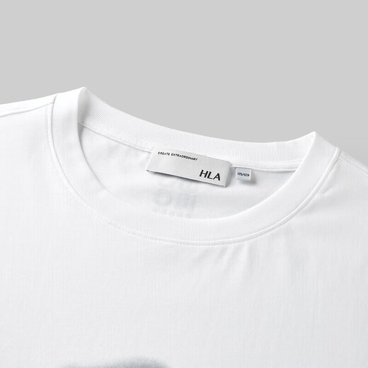 HLA Hailan Home Short Sleeve T-shirt for men and women 23panda wowo panda round neck short sleeve HNTBW2Y064A cz