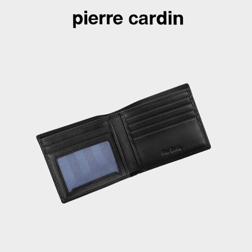 Pierre Cardin Men's Wallet Horizontal Wallet Casual Leather Wallet Coin Purse Gift Box for Boyfriend Husband Father Birthday Gift