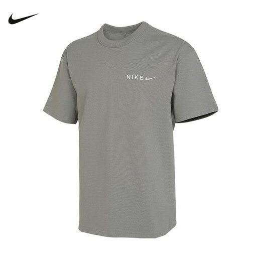 耐克（NIKE）短袖男装夏季新款背面印花透气运动潮流时尚休闲圆领T恤 HF6172-053 XL