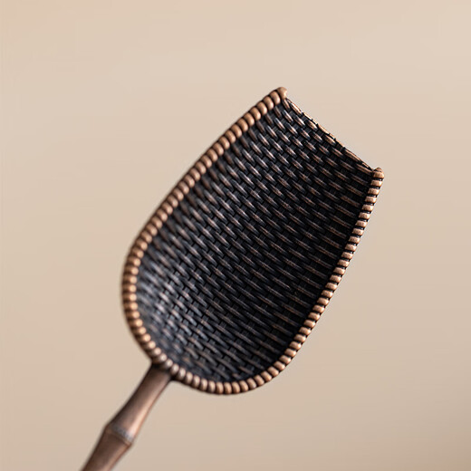 Yuan Tao Kiln Tea Tea Ceremony Accessories Tea Lotus Creative Braided Tea Spoon Tea Paddle Tea Spoon Alloy Kung Fu Tea Set Tea Ceremony Accessories Tea Appreciation Dustpan Tea Spoon - Gold
