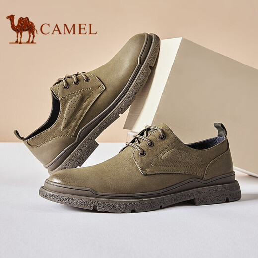 Camel (CAMEL) fashionable and comfortable outdoor soft daily casual work shoes for men A032088220 light brown 39