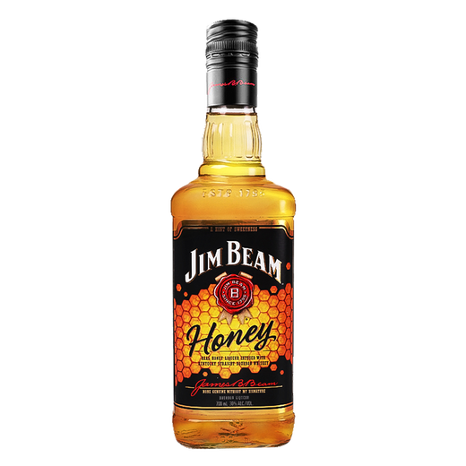 Jim Beam Bourbon Whisky imported from the United States blended type Baizanbian rye/honey/apple wine gift Jinbin Honey 700ml