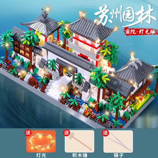 Zhiai Falcon Blocals Blocys Building Chinese Building Adulte Micro-grain Assembly Blocs Blocs Toy Ornaments Modèle Potala Palais 3884 PARTICULES + acrylique +