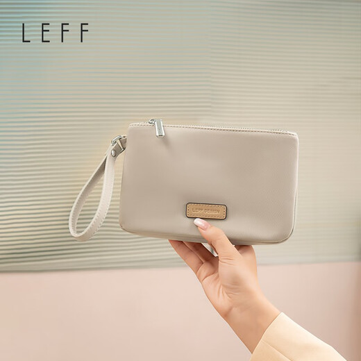 Leif Encore Red Mode kleine und exquisite Kupplung Frauen Freizeit Einkaufslicht Aufbewahrung täglicher Produkte Mobiltelefonbeutel Milch Tee Aprikose