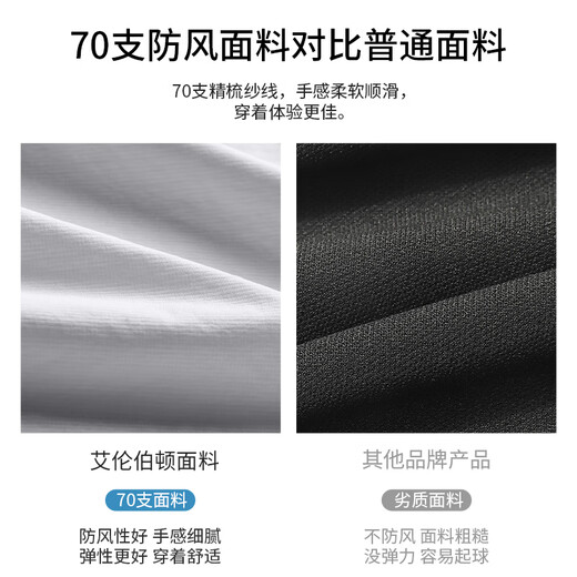 Allen Burton Cycling Suit Men's Windproof Cycling Road Mountain Motorcycle Suit Top Jacket Men's Quick-Drying Sports Long-Sleeved Commuting White Windproof Quick-drying Loose M 100-120Jin Jin is equal to 0.5 kg