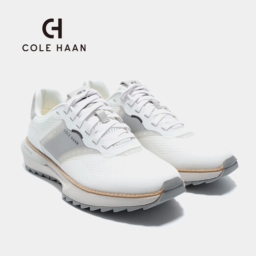 Cole Haan/Gehan Men's Golf Shoes Spring and Summer New Style Comfortable Breathable Heightened Casual Sports Shoes C38973 White-C38973 41.5