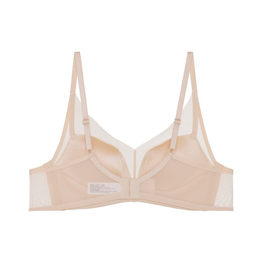 Aimeili bra women's underwear new gauze nude feeling no support no steel ring 3/4 thickened mold cup bra IM17BNA1 skin color C3A 70B
