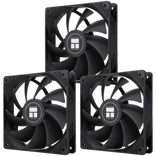 Thermalright (limin) TL-C12C X3 black 12cm performance-grade air pressure fan 4PIN PWM S-FDB bearing 1550 speed three-pack set