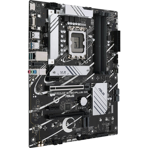 ASUS (ASUS) 12 / 13th Generation / 14th Generation CPU Motherboard I3 14100F 13100F 12100F Tablettes dispersées Board U Set B760 Plus DDR4 12e génération I3-12100F Réparbés [trois ans d'assurance magasin]