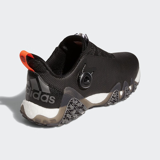 Adidas Golfschuhe Herren wasserdichte Codechaos 22 Anti-Rutschfein-Tuning-Sportschuhe GX3937 Nr. 1 Schwarz/Deep Silver Metal/Orange Yellow 45