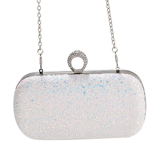 2020 New Dinner Bag Diamond Handbag Tassel Women's Bag Hand Wear Cheongsam Banquet Bag One Shoulder Crossbody Bag Ring Sequin White 2020 New Dinner Bag Diamond Handbag Tassel Women's Bag Hand Wear Cheongsam Banquet Bag One Shoulder Crossbody Bag Ring Sequin White