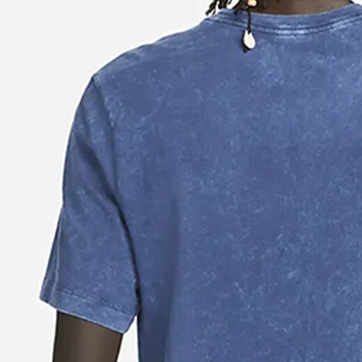 NIKE Men's Summer New Knitted Printed Sports Short-Sleeved T-Shirt BV0627-010 FD1283-410 S