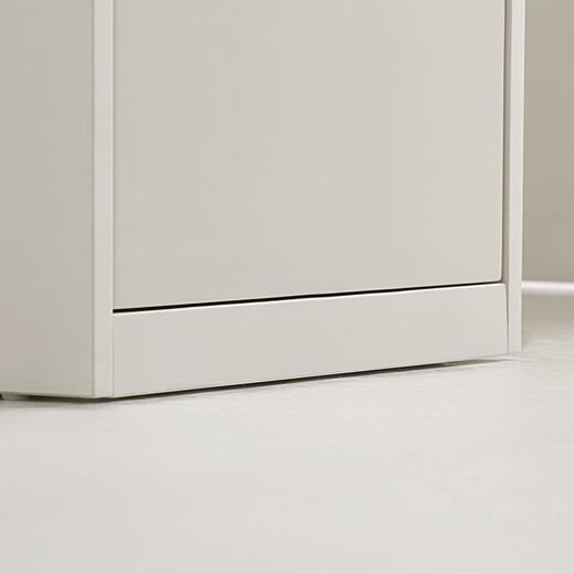 Quanyou Home Desk Modern Simple and Practical Desk Large Capacity Storage Cabinet Small Apartment Office Desk Furniture Off-White | Multi-zone Storage | Environmentally Friendly Desk 1.15 Meters