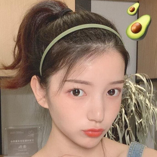 Xiangwan hairband, hairpin, female high-end going out hairpin, thin edge frosted headband, non-slip face wash headband, birthday gift