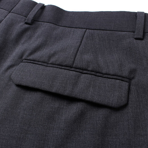 YOUNGOR suit pants men's suit pants wool suit pants wool fabric new autumn and winter warm dark gray 32 175/80A