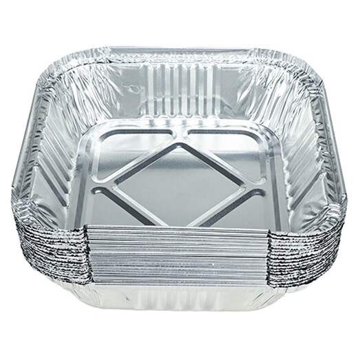 Panasonic air fryer special paper square tin foil plate food grade household disposable pot non-stick small yellow