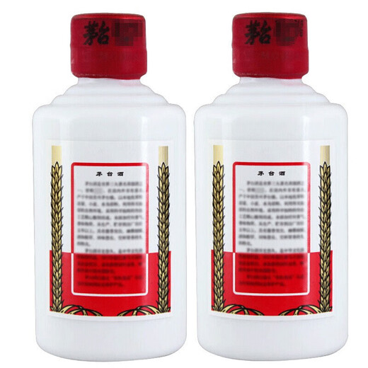 茅台（MOUTAI）飞天 酱香型白酒 53度 50ml*2 礼盒装 