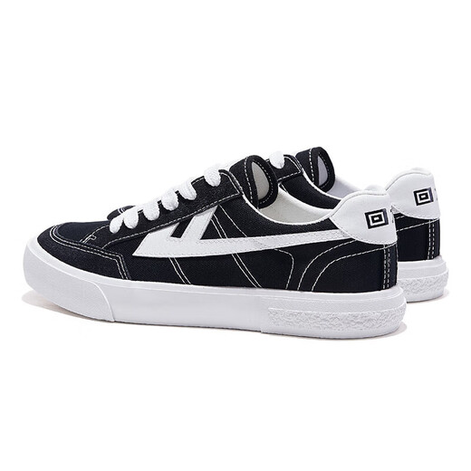 Huili Frühlings- und Herbst -Leinwandschuhe neue trendige Paar Sport und Freizeitbrettschuhe kgh749t schwarz und weiß 42