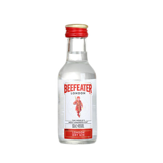 野格 洋酒 伏特加 威士忌 朗姆酒 鸡尾酒小瓶酒版酒伴便利店调酒基酒 必富达金酒50ml*1瓶