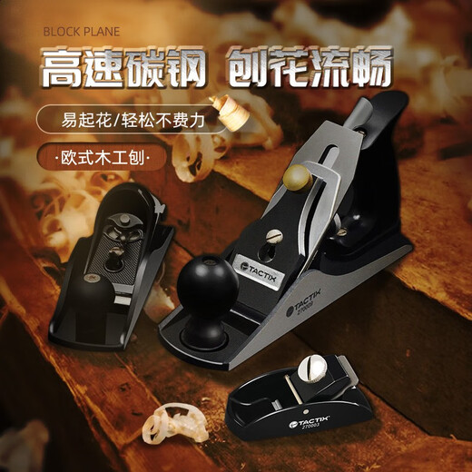 Tactix woodworking plane knife hand tool collection small trimming and polishing artifact European mini plane self-operated home use 270003