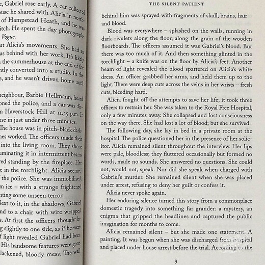 沉默的病人 英文原版 The Silent Patient 小说 Alex Michaelides