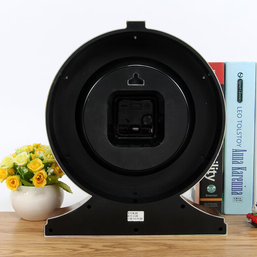 Compas table clock home desktop living room creative European retro desktop electronic large old-fashioned ornament Compas study ancient gold 3020 diameter 35.5 cm