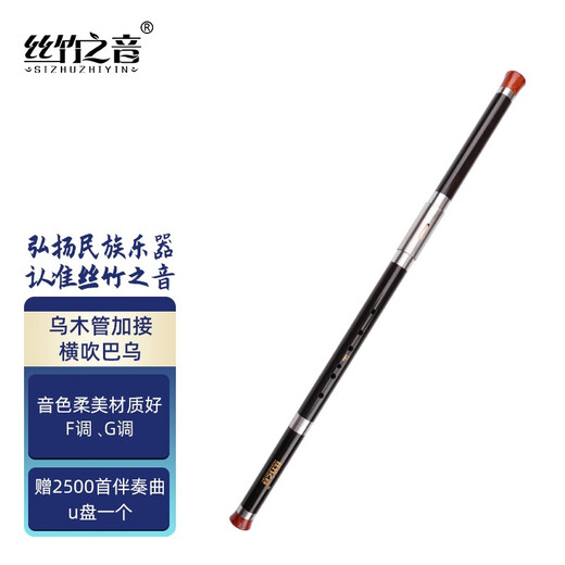 丝竹之音巴乌乌木横吹小学生儿童成人演奏型巴乌云南管弦吹奏少数民族乐器 F调