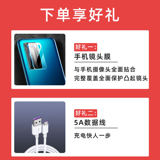 华为原装手机壳p40pro智能视窗商务翻盖皮套全包防摔外壳真皮手感保护壳 p40 皮套--6.1英寸【黑色】