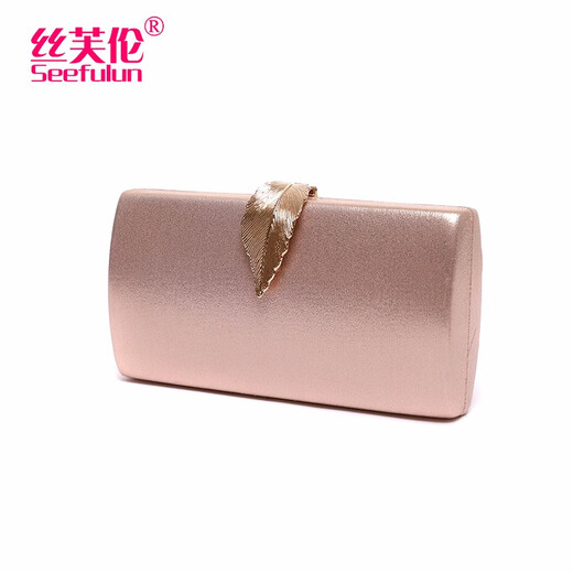 Sephora brand fashionable evening dress clutch 2024 lady bag with cheongsam elegant banquet clutch champagne color
