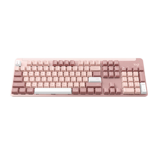 Logitechs bevorzugte Serie K865 (K845 Upgrade-Version) Wireless mechanischer Tastatur Business Office Tastatur E-Sport-Gaming-Tastatur 104-Taste-Dual-Mode-Verbindung K865 Dogwood Powder