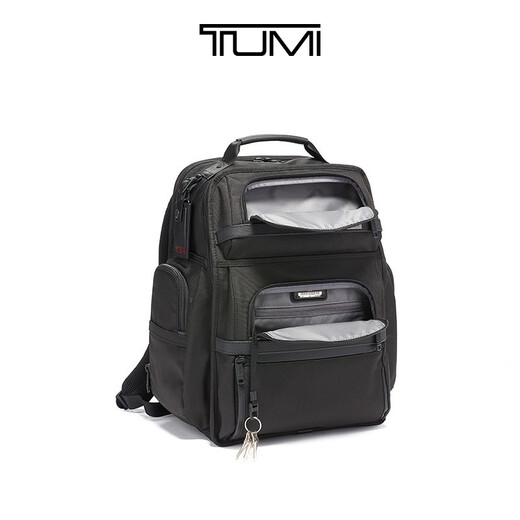 TUMI/TUMI Alpha3 first released Alpha 3 series men's classic business commuter backpack computer bag black/02603580D3