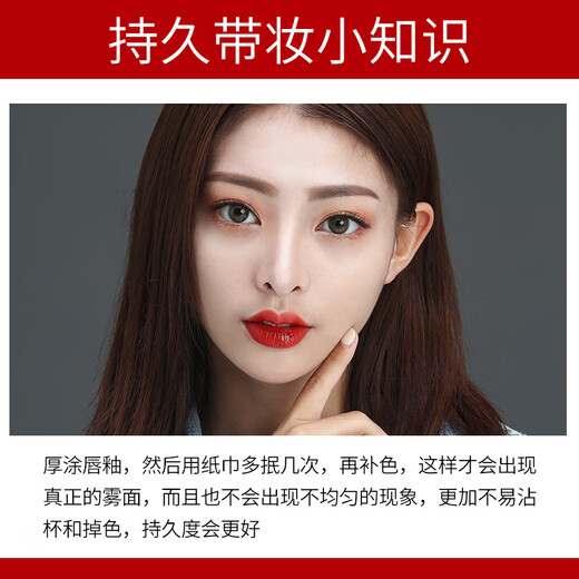 ZEESEA Colorful Mist Lip Glaze Colorful Lipstick Lip Balm Lip Gloss Lip Gloss Nude Makeup M04 Autumn Tea Brown Birthday Gift