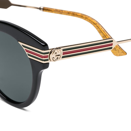 GUCCI Gucci eyewear women's sunglasses GG0282SA-001 black frame gray lens 52mm