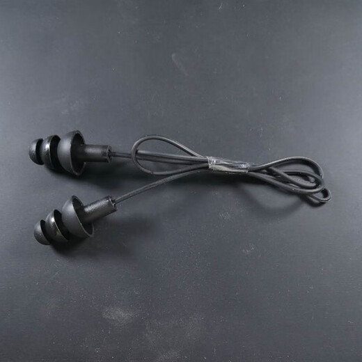 Jiaoliu adult and children's swimming earplugs, soft silicone, waterproof, anti-lost, comfortable box for bathing and diving with rope, orange