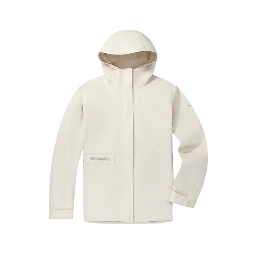 Columbia24秋冬新款Columbia哥伦比亚户外防水透气单层冲锋衣外套女XR3937 191 S