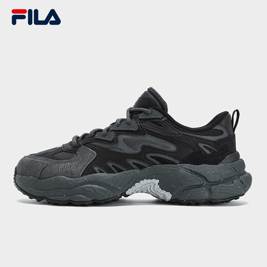 斐乐（FILA）蕨草鞋FERN男鞋户外老爹鞋休闲鞋时尚舒适运动鞋 阴影灰/黑-DB 42