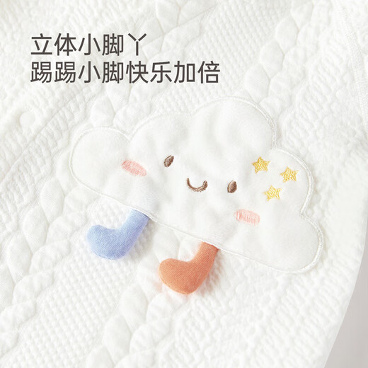 babylove婴儿连体衣秋冬纯棉可爱宝宝哈衣爬服新生儿夹棉保暖衣服秋冬装