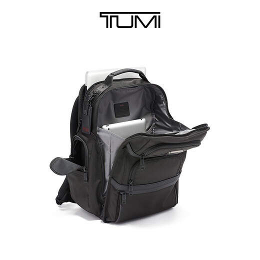 TUMI/TUMI Alpha3 first released Alpha 3 series men's classic business commuter backpack computer bag black/02603580D3