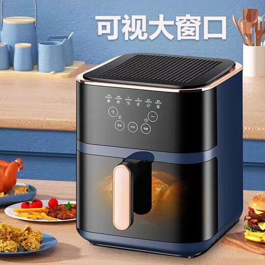 南极人空气炸锅家用烤箱一体大容量智能无油全自动多功能电炸锅 4.8l 单旋钮不可调温 8L 单旋钮