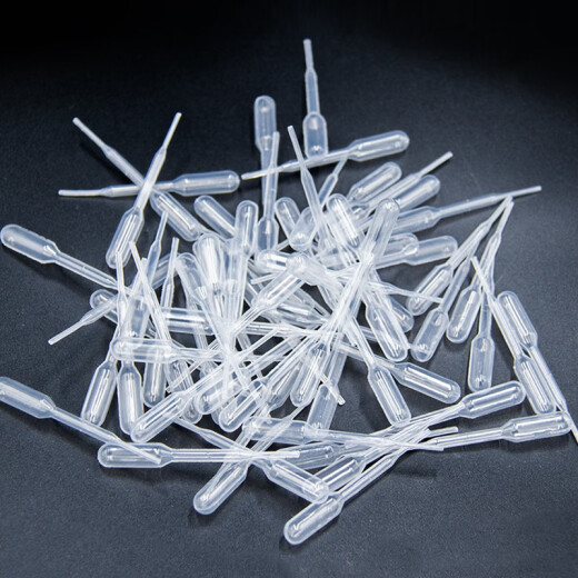 Bingyu BY-2024 Pasteurized straws disposable plastic straws 0.2, 0.5, 1, 2, 3, 5, 10ml plastic droppers plastic tubes 3mL 2 packs (100 pcs/pack)