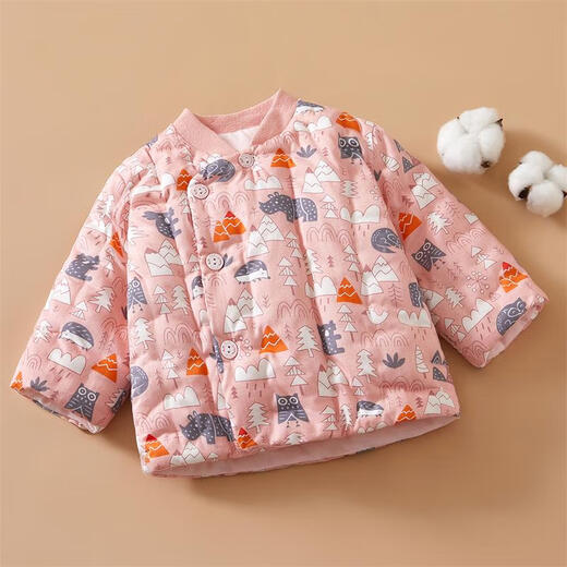 Mianguduo children's handmade cotton coats for infants and young children pure cotton winter thickened warm cotton jackets for boys and girls baby outing cotton jackets yellow mushroom size 110 (suitable for 3-4 years old)