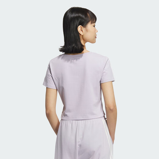 Adidas阿迪达斯2024春女时尚百搭运动休闲短袖T恤 JI9794 M