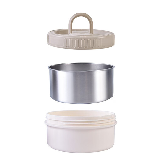TAFUCO 316 stainless steel insulation lunch box for work with meals, large capacity, multi-layer portable insulation barrel student bento box T0390
