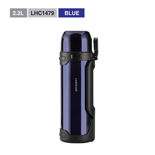 
Lock Lock Thermal Pot Portable Outdoor Stainless Steel Household Portable Car Insulation Bottle Thermal Pot Men and Women Large Capacity Travel Pot LHC1479BLU Blue 2.2L 2.2L