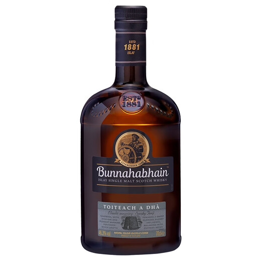 布纳哈本(bunnahabhain) 泥煤续曲苏格兰单一麦芽 威士忌 700ML 进口洋酒