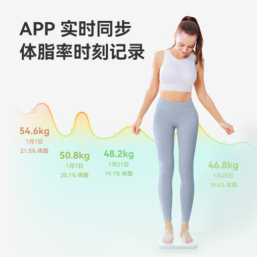 Wole Body Fat Scale Pro verbessertes Ladung Ladung App Electronic Waage Skal