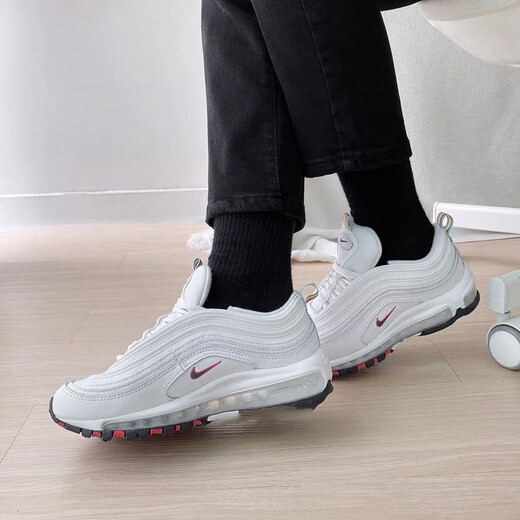 Nike (Nike) Frauenschuhe 2025 Neuer Sommer Air Max 97 Luftkissen Sport und lässige Laufschuhe DH1592 DH1592-100 White 36