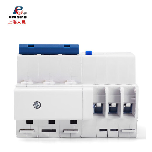 SRCN Shanghai People's DZ47LD-63 protector de pérdida de fase tipo riel 380v motor trifásico bomba sumergible interruptor de pérdida de fase 32A adecuado para 0.75KW-5KW