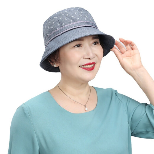 中年妈妈帽子女士春秋季中老年人户外老太太薄款布帽奶奶礼帽 卡其色 均码